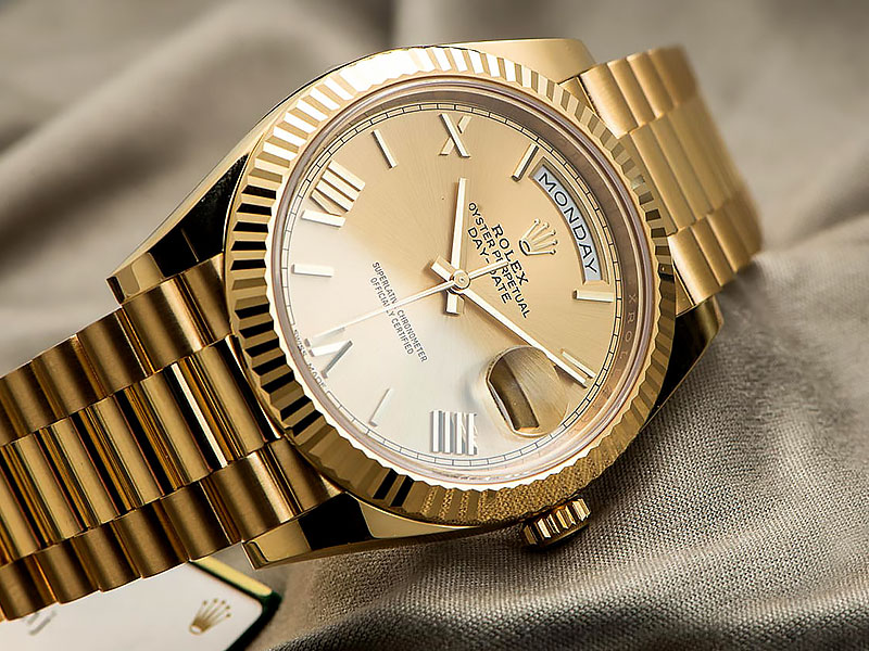 Rolex золотые часы