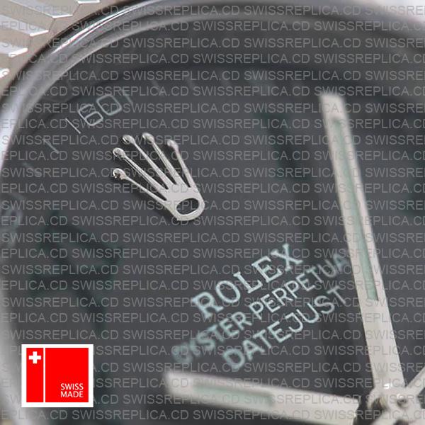 Rolex Datejust 41 Oyster Slate Wimbledon Dial Stick Markers 904l Steel 18k White Gold Fluted Bezel 41mm Ref.126334 Swiss Replica Watch