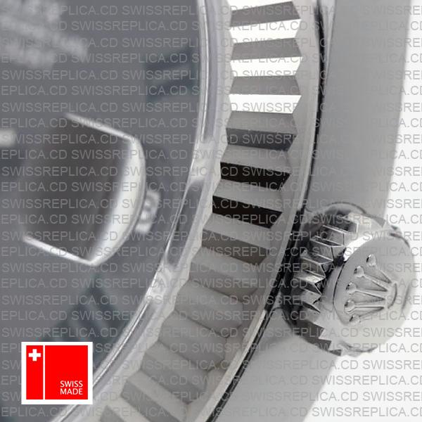 Rolex Datejust 41 Oyster Slate Wimbledon Dial Stick Markers 904l Steel 18k White Gold Fluted Bezel 41mm Ref.126334 Swiss Replica Watch