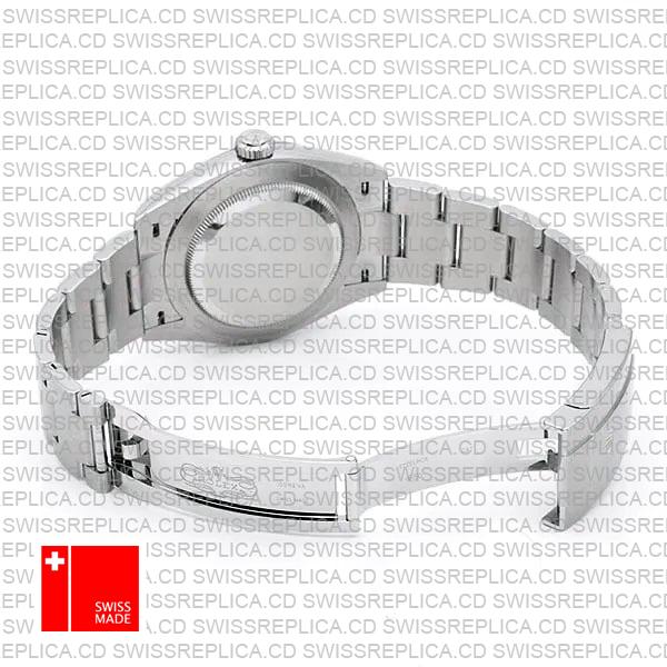 Rolex Oyster Perpetual 41 Green Dial Stick Markers 904l Steel Ref. 124300 Swiss Made Replica Superclone