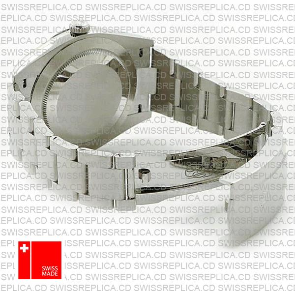 Rolex Oyster Perpetual 41 Green Dial Stick Markers 904l Steel Ref. 124300 Swiss Made Replica Superclone