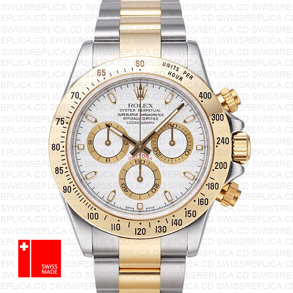 Rolex Daytona 2 Tone White 40mm 116523