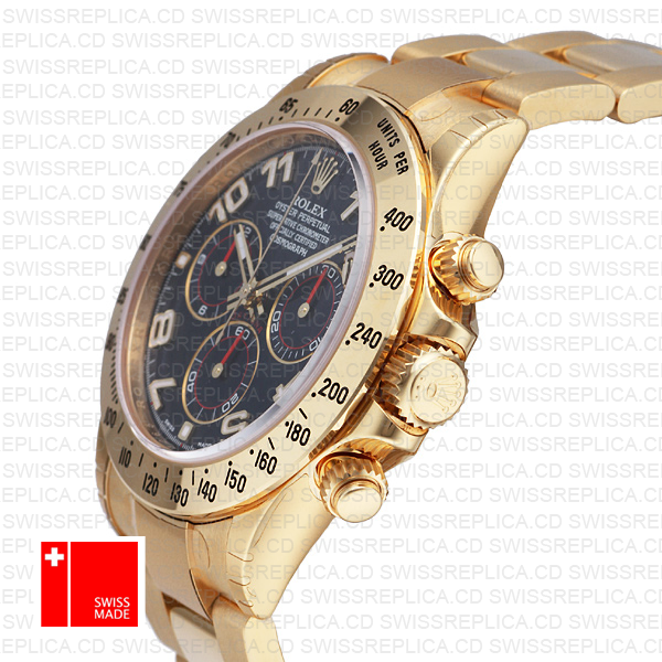 Rolex Daytona Gold Blue Arabic 40mm 116528