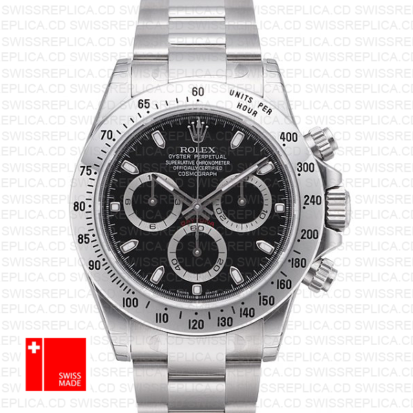 Rolex Daytona Ss Black 116620 40mm