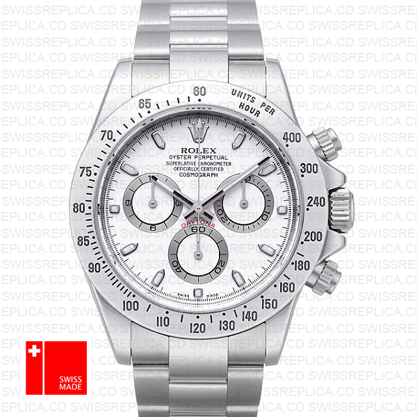 Rolex Daytona Ss White 40mm 116520