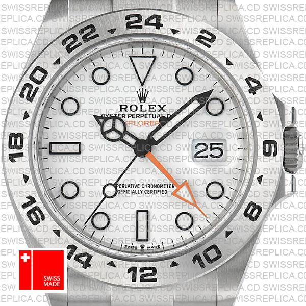 Rolex Explorer Ii 42 White 226570 Swiss Made Replica