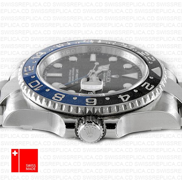 Rolex Gmt Master Ii Ss Blue Black Ceramic 40mm 116710