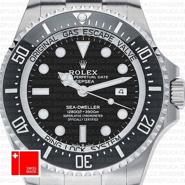 Rolex Deepsea Black Dial 44mm 126660 Swiss Replica