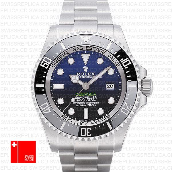 Rolex Deepsea D Blue Dial James Cameron 44mm 126660 Swiss Replica