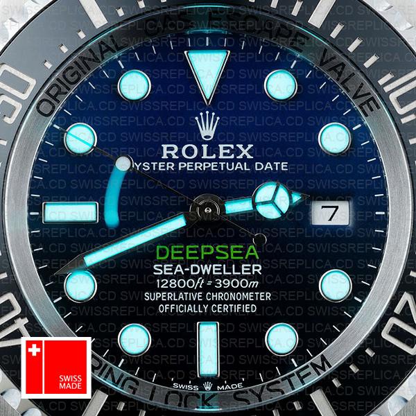 Rolex Deepsea D Blue Dial James Cameron 44mm 126660 Swiss Replica