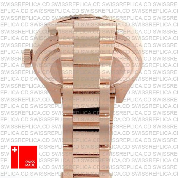 Rolex Sky-dweller 18k Rose Gold Oyster Chocolate Brown Stick Dial 42mm Ref.326935 Swiss Made Replica Superclone