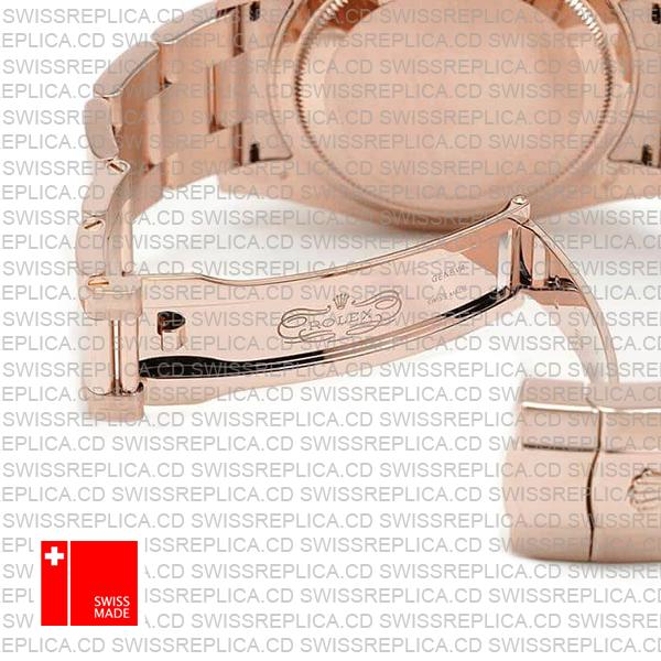Rolex Sky-dweller 18k Rose Gold Oyster Chocolate Brown Stick Dial 42mm Ref.326935 Swiss Made Replica Superclone