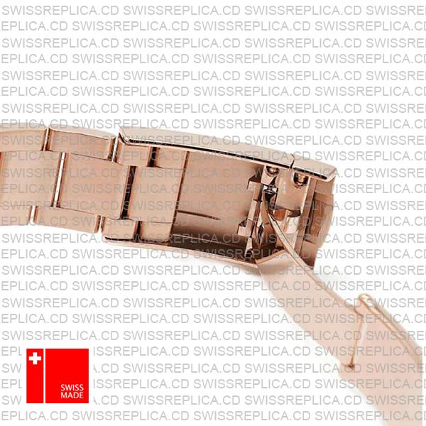 Rolex Sky-dweller 18k Rose Gold Oyster Chocolate Brown Stick Dial 42mm Ref.326935 Swiss Made Replica Superclone
