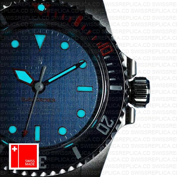 Artisans De Geneve Rough Matte Diver Rolex Submariner 904l Steel Ceramic Bezel 40mm Swiss Replica Watch
