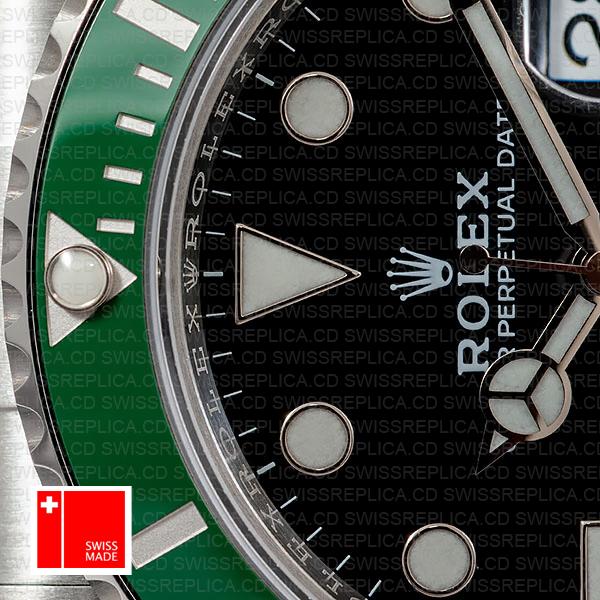 2021 Rolex Submariner 41mm Date GREEN KERMIT Oyster Ceramic Watch 1266