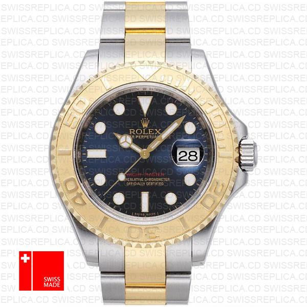 Rolex Yacht Master 2 Tone Blue 40mm 16623