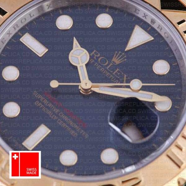Rolex Yacht Master 2 Tone Blue 40mm 16623