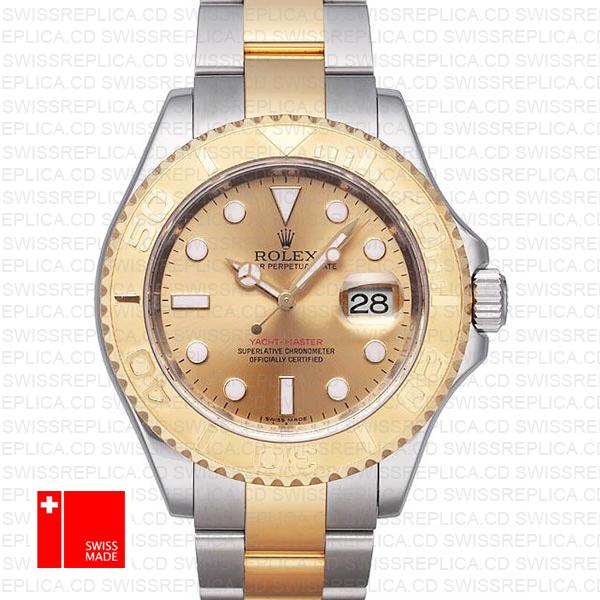 Rolex Yacht Master 2 Tone Gold Dial 40mm 16623