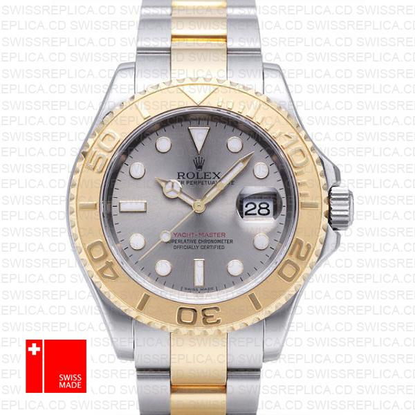 Rolex Yacht Master 2 Tone Grey 40mm 16623