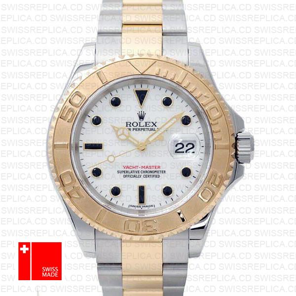 Rolex Yacht Master 2 Tone White 40mm 16623