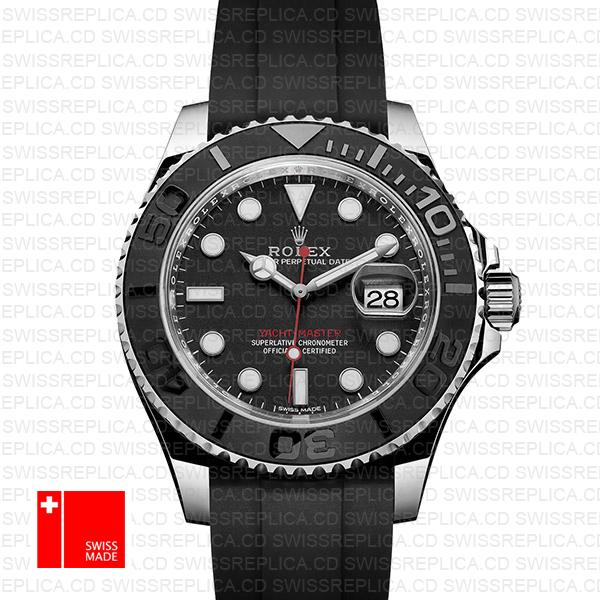 Rolex Yacht Master Ceramic Bezel Rubber Band 40mm 116622 Swiss Replica